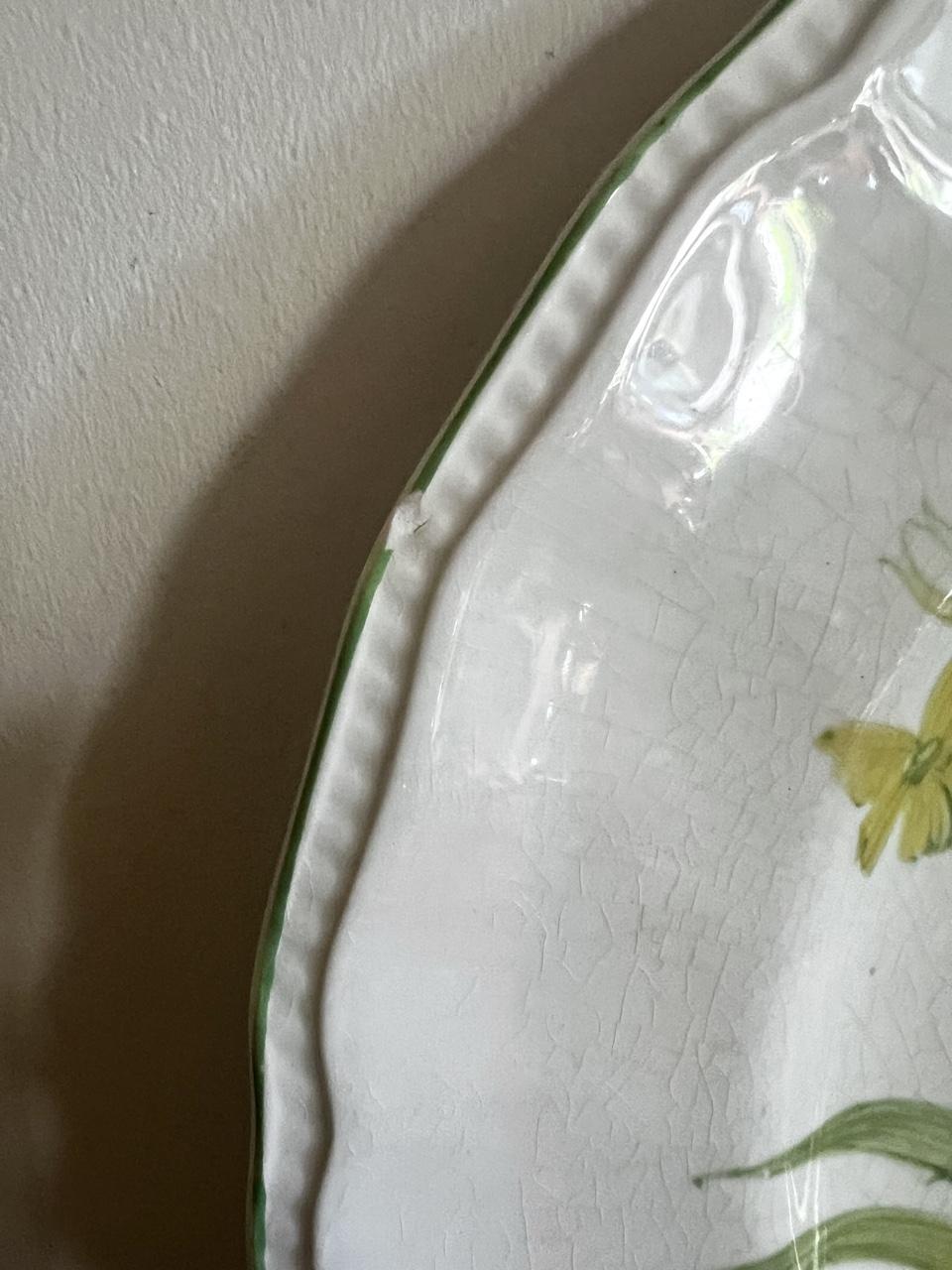 💛 Vintage Kensington Butterfield Ironstone Plate