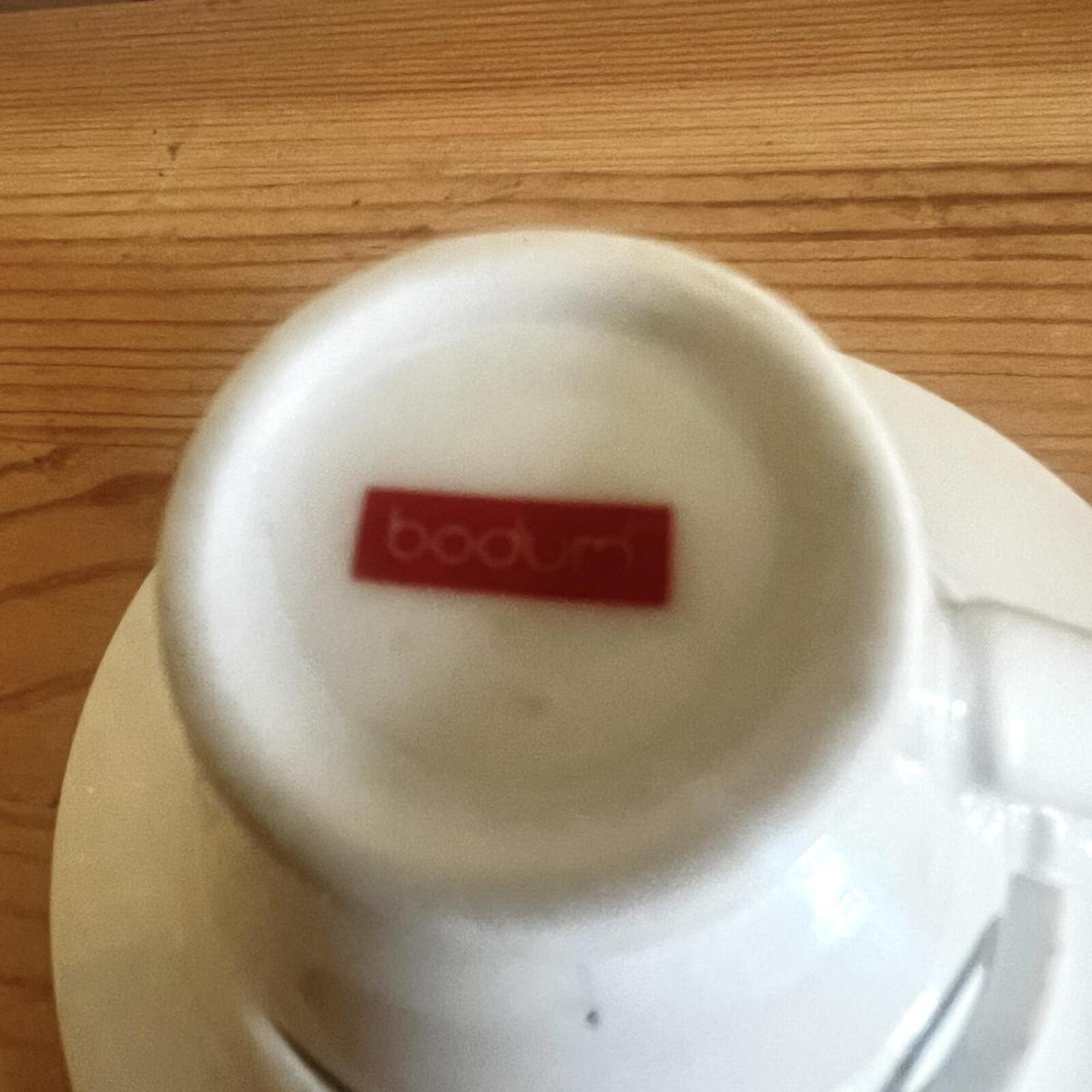Vintage Bodum Espresso Cup & Saucer