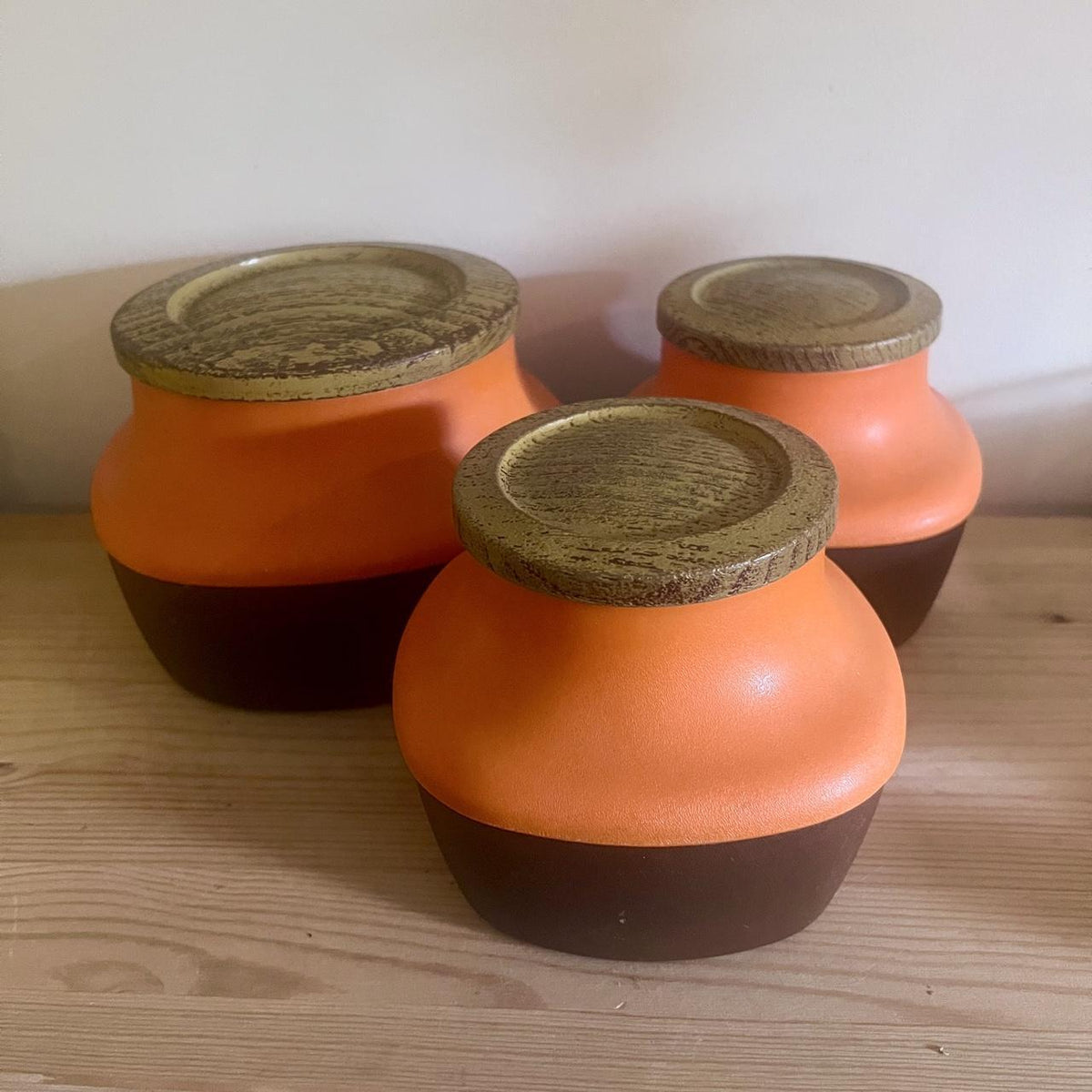 1960s–70s B.X. Plastics Capri Canister Set