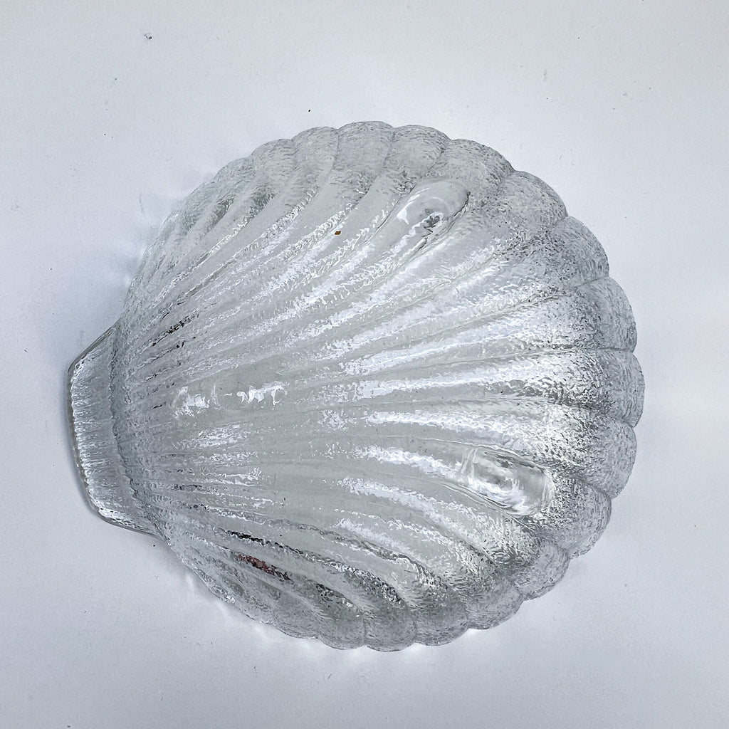 Shell-Form Glass Trinket Dish
