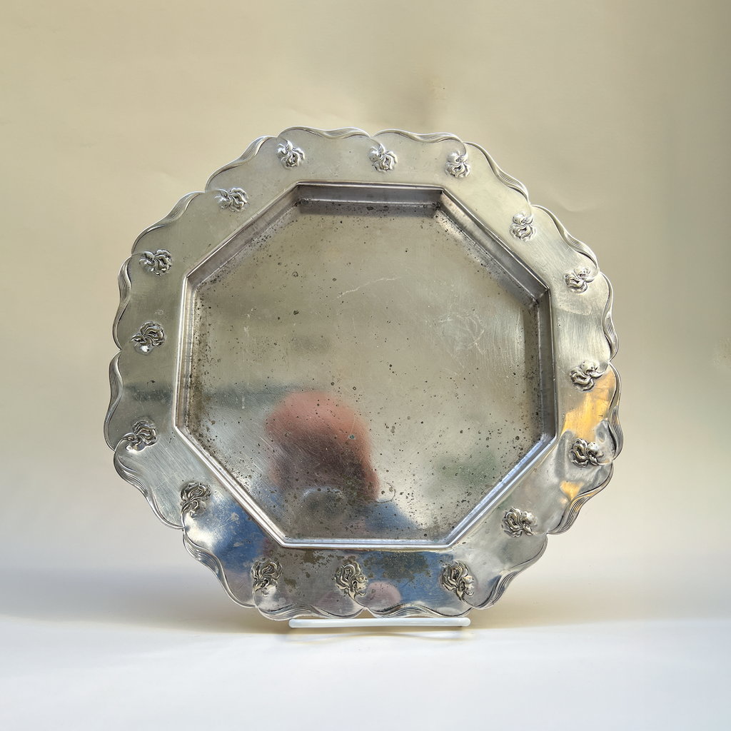 Rosalind Silver-Plated Octagonal Tray