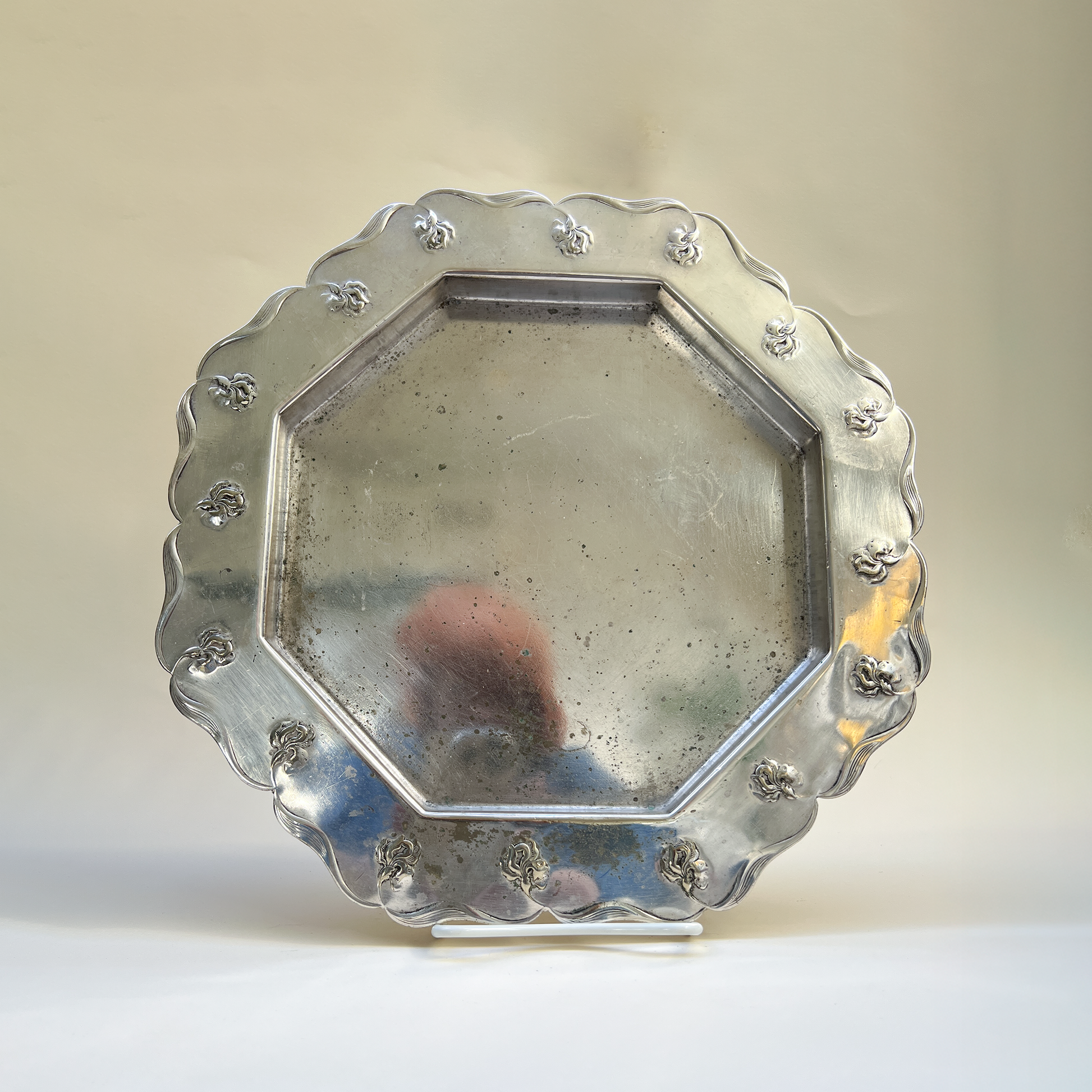 Rosalind Silver-Plated Octagonal Tray