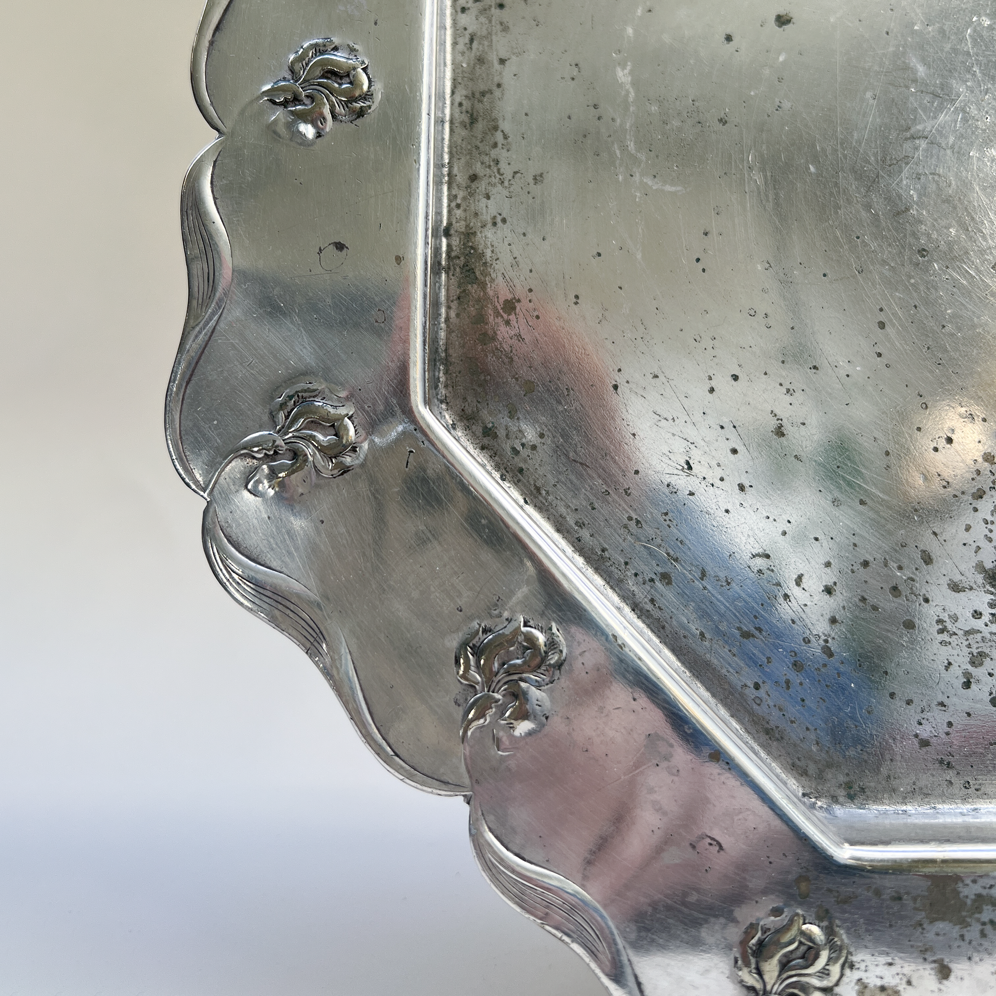 Rosalind Silver-Plated Octagonal Tray